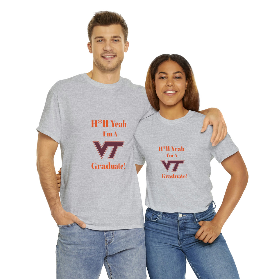 H*ll Yeah! Virginia Tech Unisex Heavy Cotton Tee