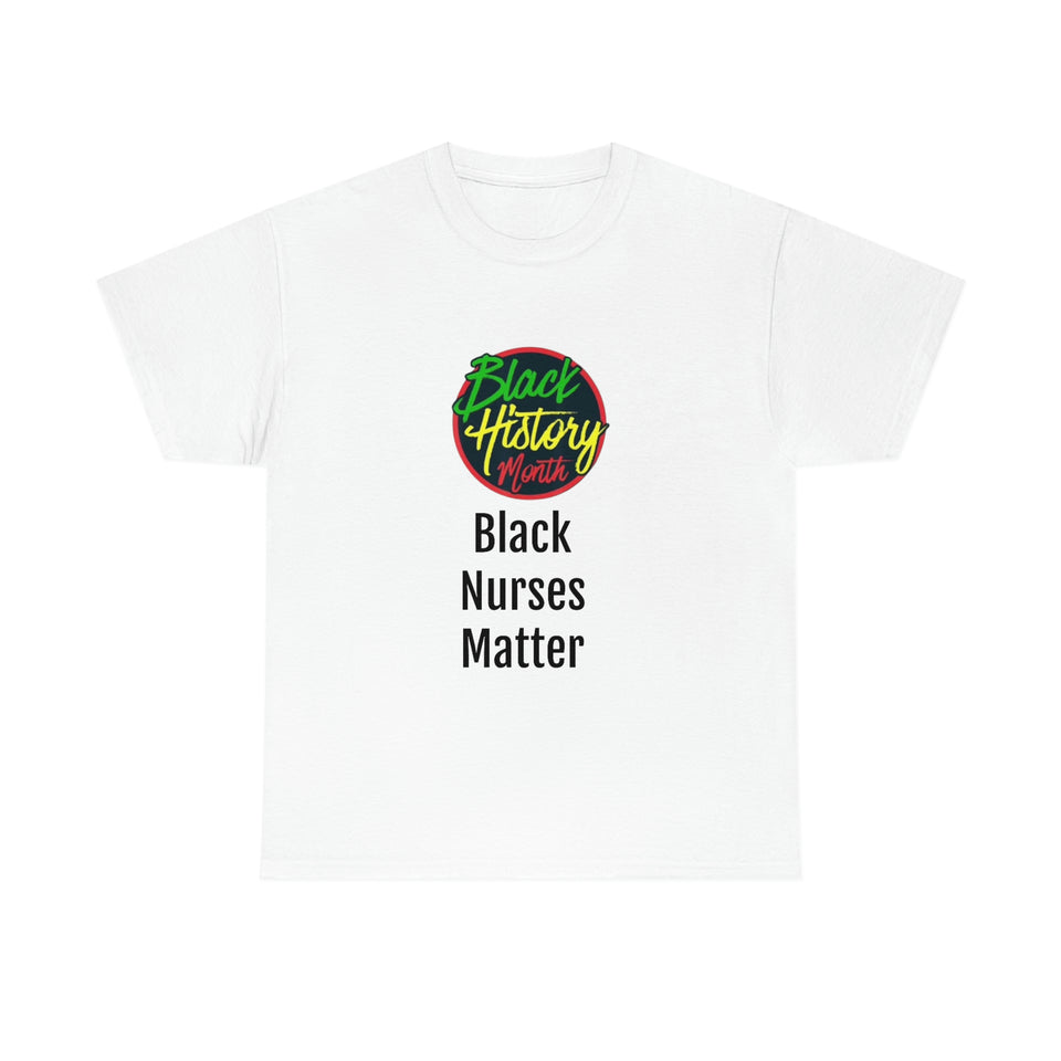Black Nurses Matter Cotton Tee