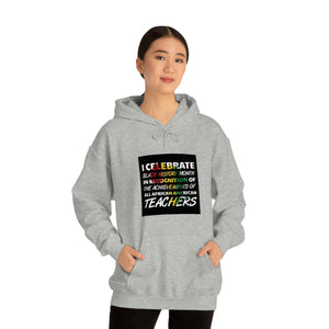 I Celebrate Unisex Heavy Blend™ Hooded Sweatshirt
