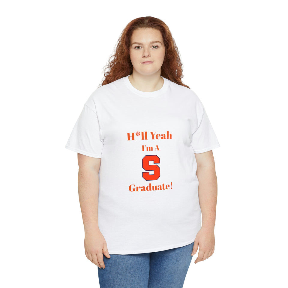 H*ll Yeah! Syracuse University Unisex Heavy Cotton Tee