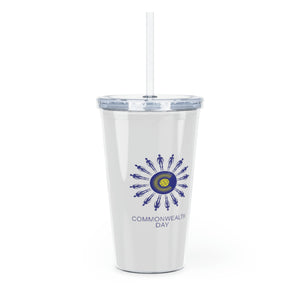 Commonwealth Plastic Tumbler with Straw