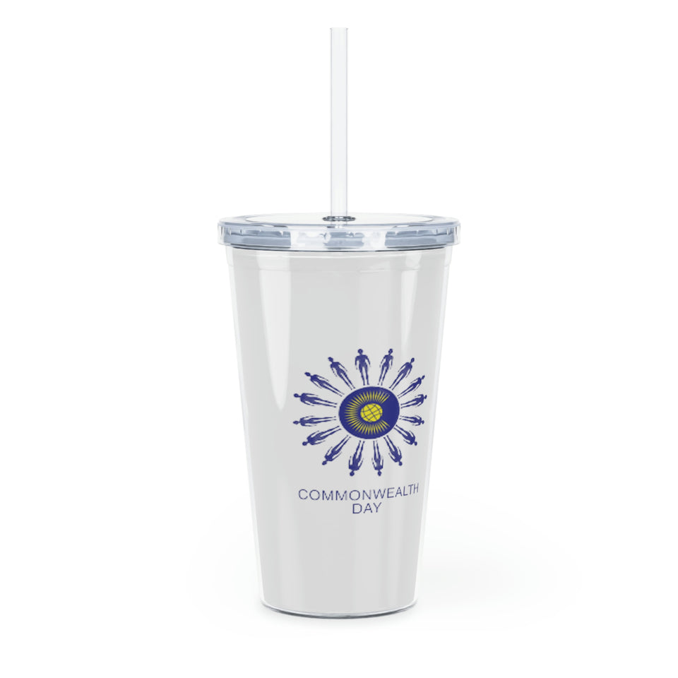 Commonwealth Plastic Tumbler with Straw