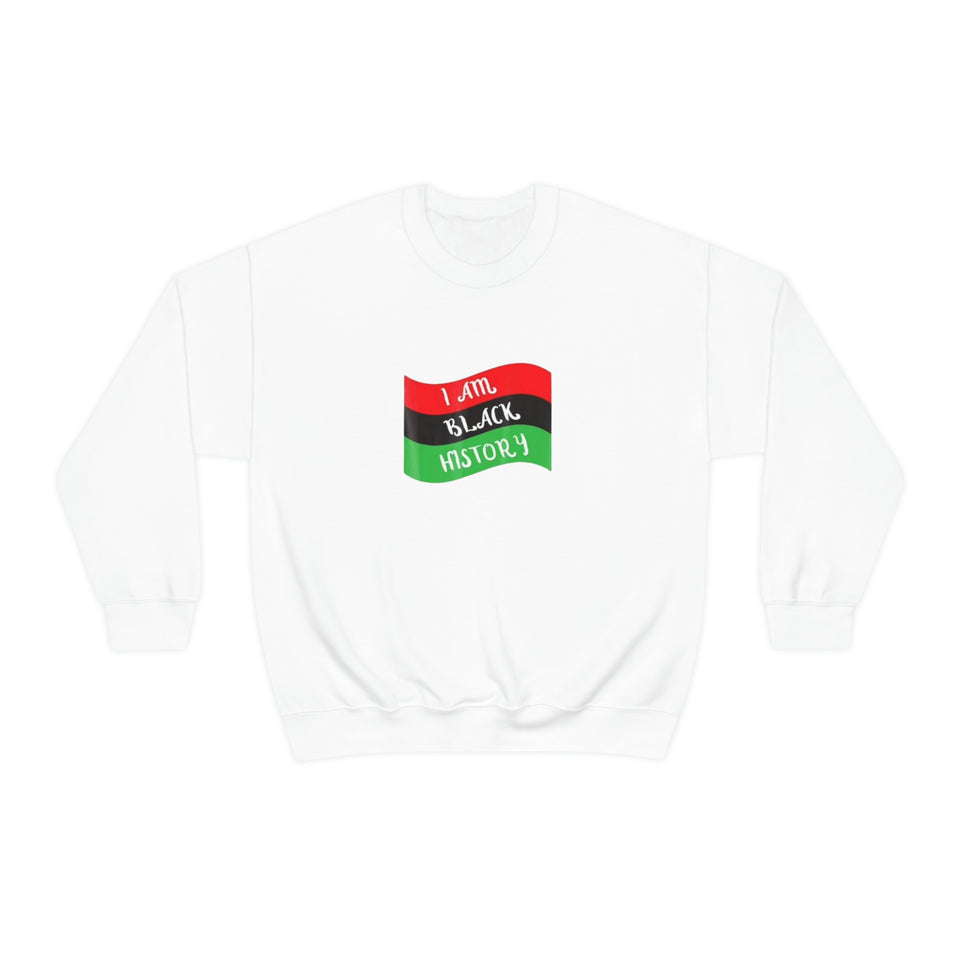 I Am Black History Unisex Heavy Blend™ Crewneck Sweatshirt