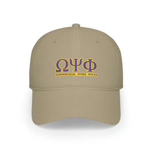 Omega Psi Phi Low Profile Baseball Cap