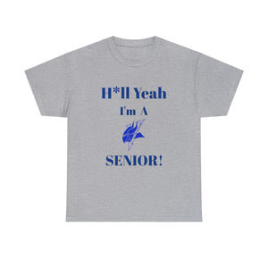 H*ll Yeah! Elizabeth City State Vikings Senior Unisex Heavy Cotton Tee