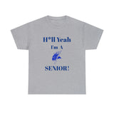 H*ll Yeah! Elizabeth City State Vikings Senior Unisex Heavy Cotton Tee