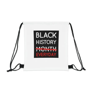 Black History Everyday Outdoor Drawstring Bag