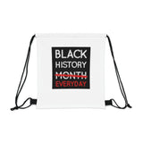 Black History Everyday Outdoor Drawstring Bag