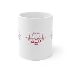 Delta Heartbeat Ceramic Mug 11oz