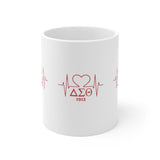Delta Heartbeat Ceramic Mug 11oz
