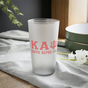 Kappa Alpha Psi Frosted Pint Glass, 16oz