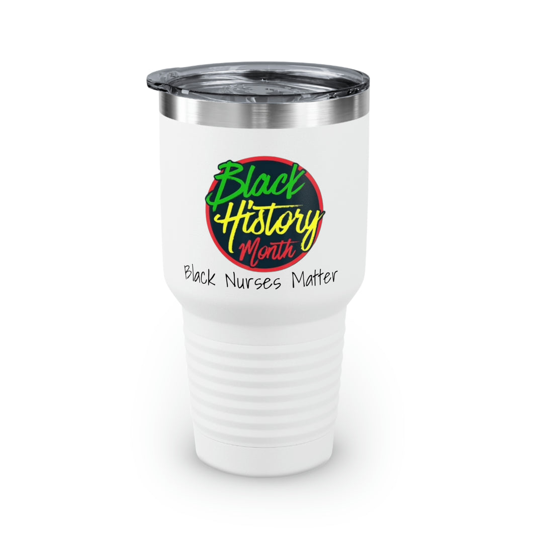 Black Nurses Matter Ringneck Tumbler, 30oz