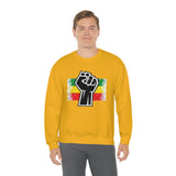 Black Fist Unisex Heavy Blend™ Crewneck Sweatshirt
