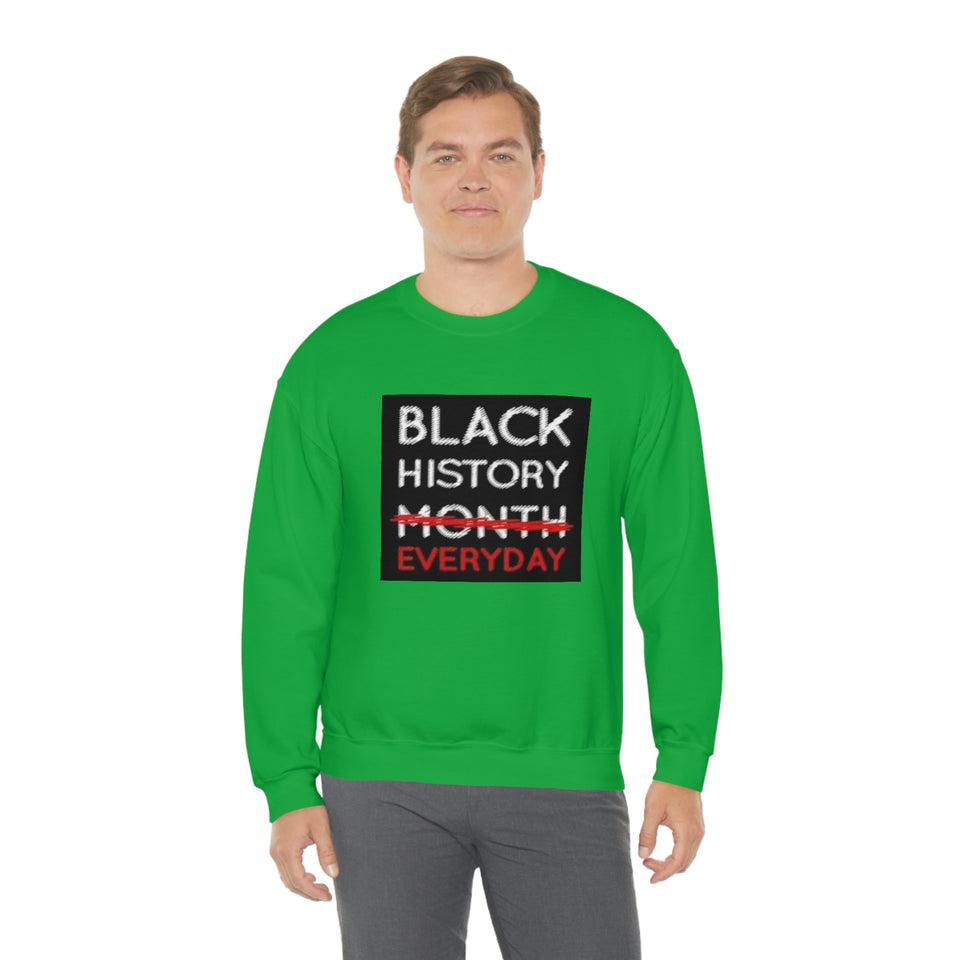 Black History Everyday Unisex Heavy Blend™ Crewneck Sweatshirt