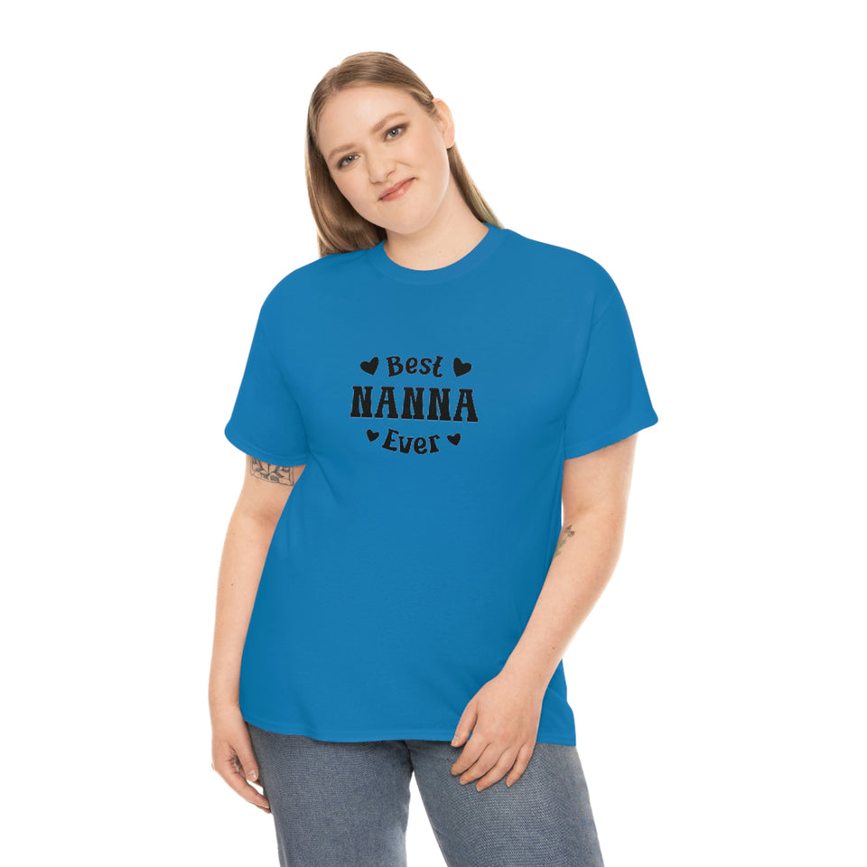 Best Nanna Ever Unisex Heavy Cotton Tee