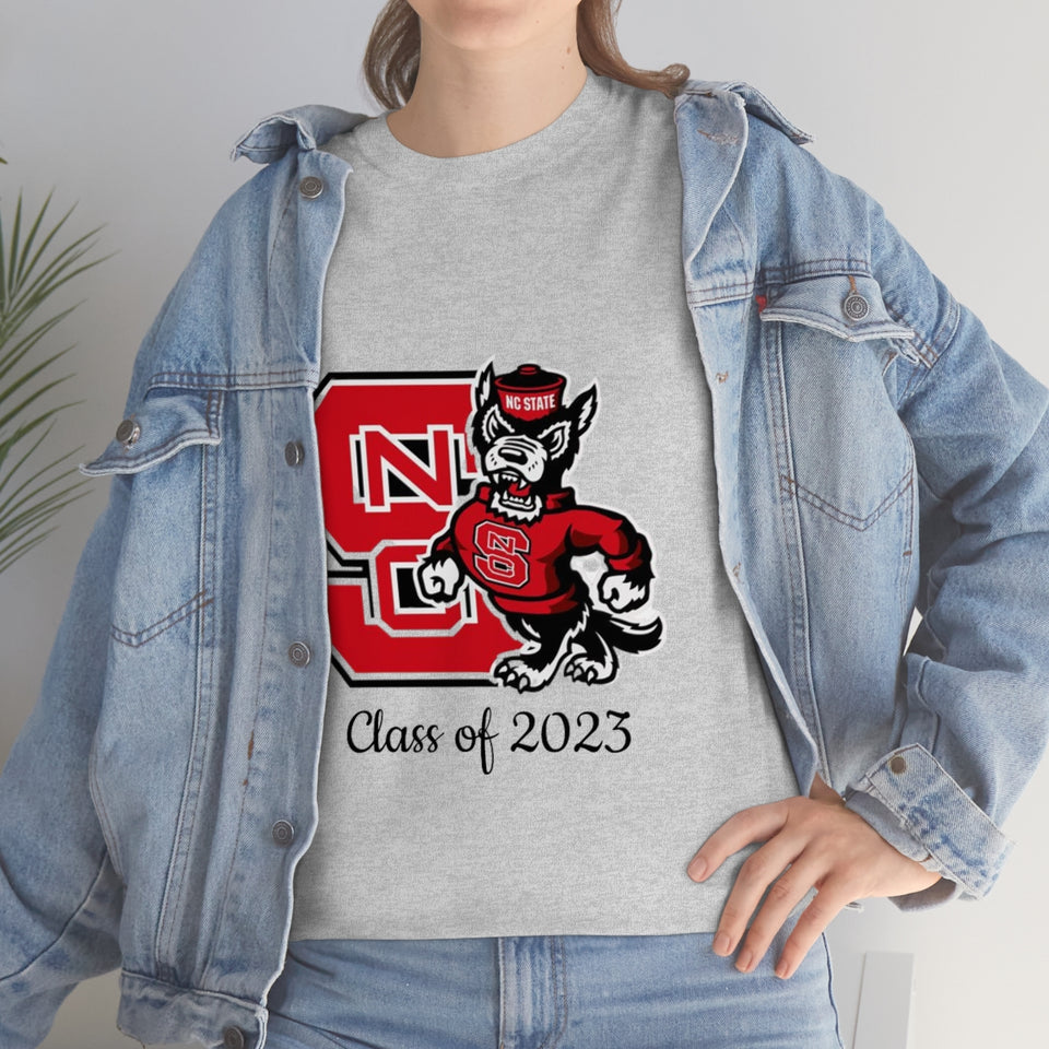 NC State Class of 2023 Unisex Heavy Cotton Tee