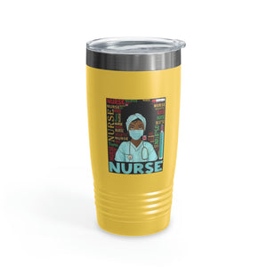 Black Nurse Ringneck Tumbler, 20oz