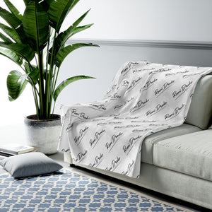 Remi Drake (Black) Plush Blanket