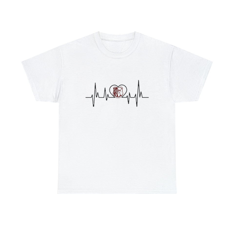 Alabama A&M Heartbeat Unisex Heavy Cotton Tee