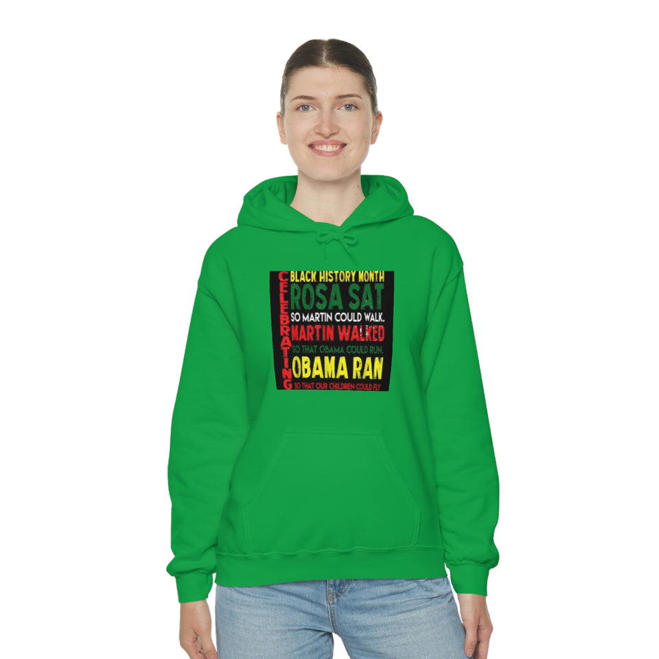 Celebrating Black History Month Unisex Heavy Blend™ Hooded Sweatshirt