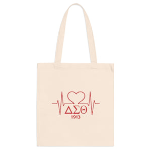 Delta Heartbeat Tote Bag
