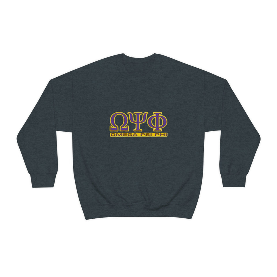 Omega Psi Phi Unisex Heavy Blend™ Crewneck Sweatshirt