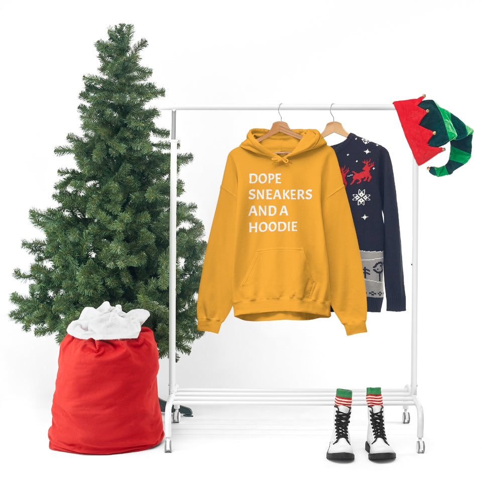 DOPE SNEAKERS AND A HOODIE Unisex Heavy Blend™ Hooded Sweatshirt