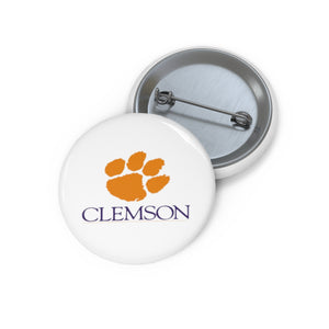 Clemson University Pin Buttons