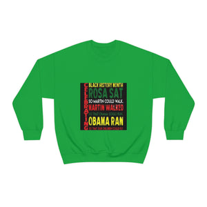 Celebrating Black History Month Unisex Heavy Blend™ Crewneck Sweatshirt