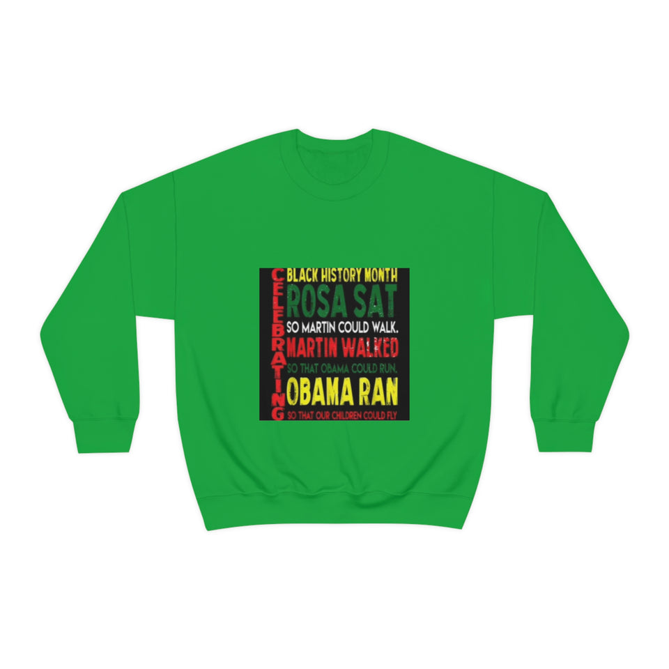 Celebrating Black History Month Unisex Heavy Blend™ Crewneck Sweatshirt