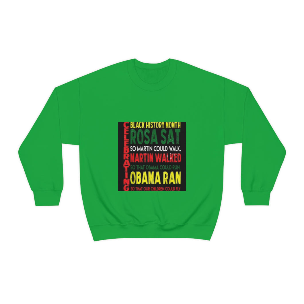 Celebrating Black History Month Unisex Heavy Blend™ Crewneck Sweatshirt