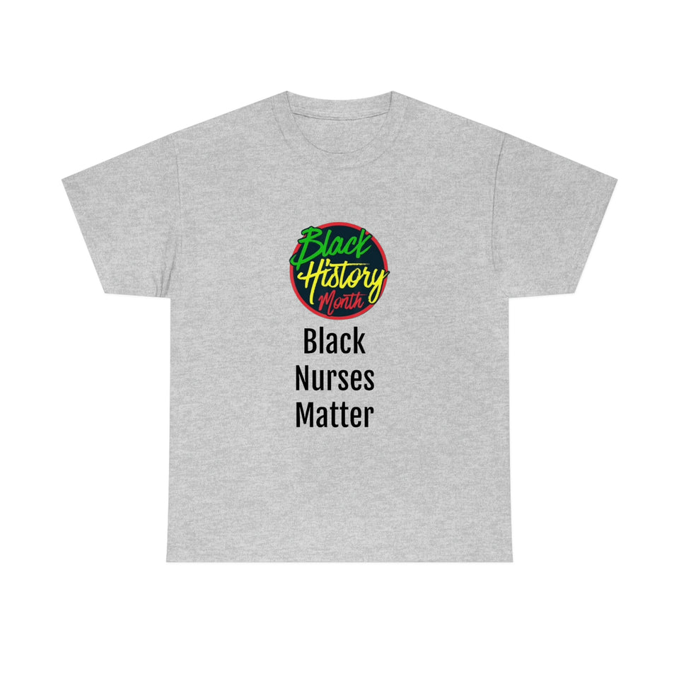 Black Nurses Matter Cotton Tee