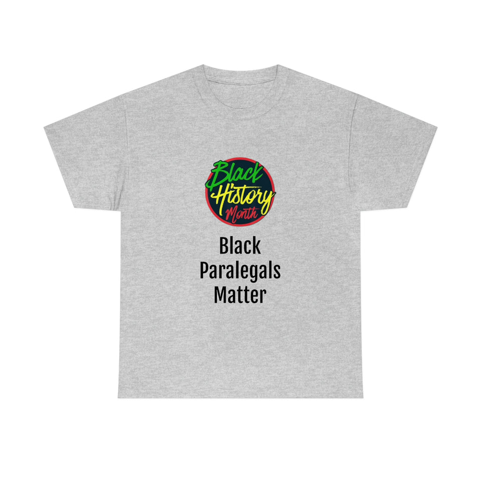 Black Paralegals Matter Cotton Tee