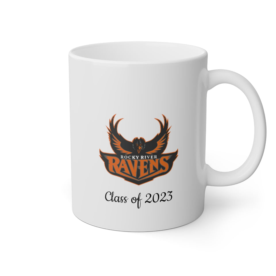 Rocky River Class of 2023 White Mug, 11oz