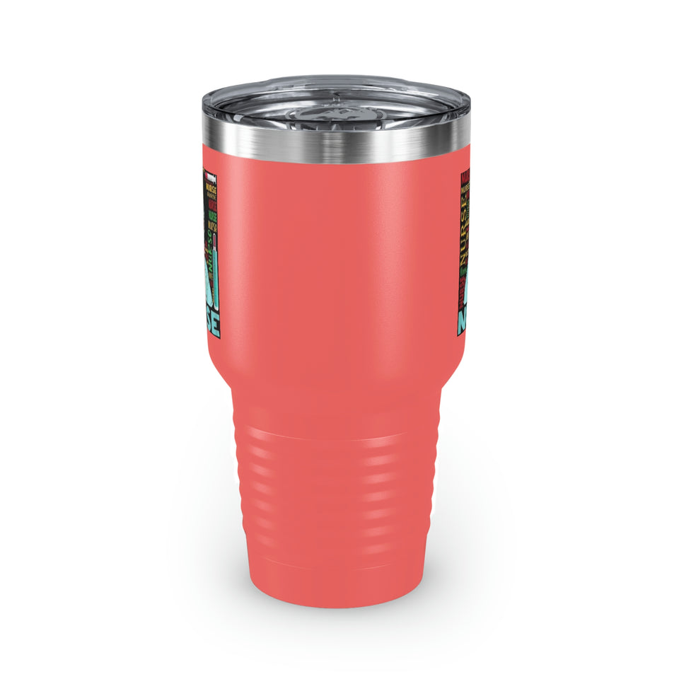 Black Nurse Ringneck Tumbler, 30oz