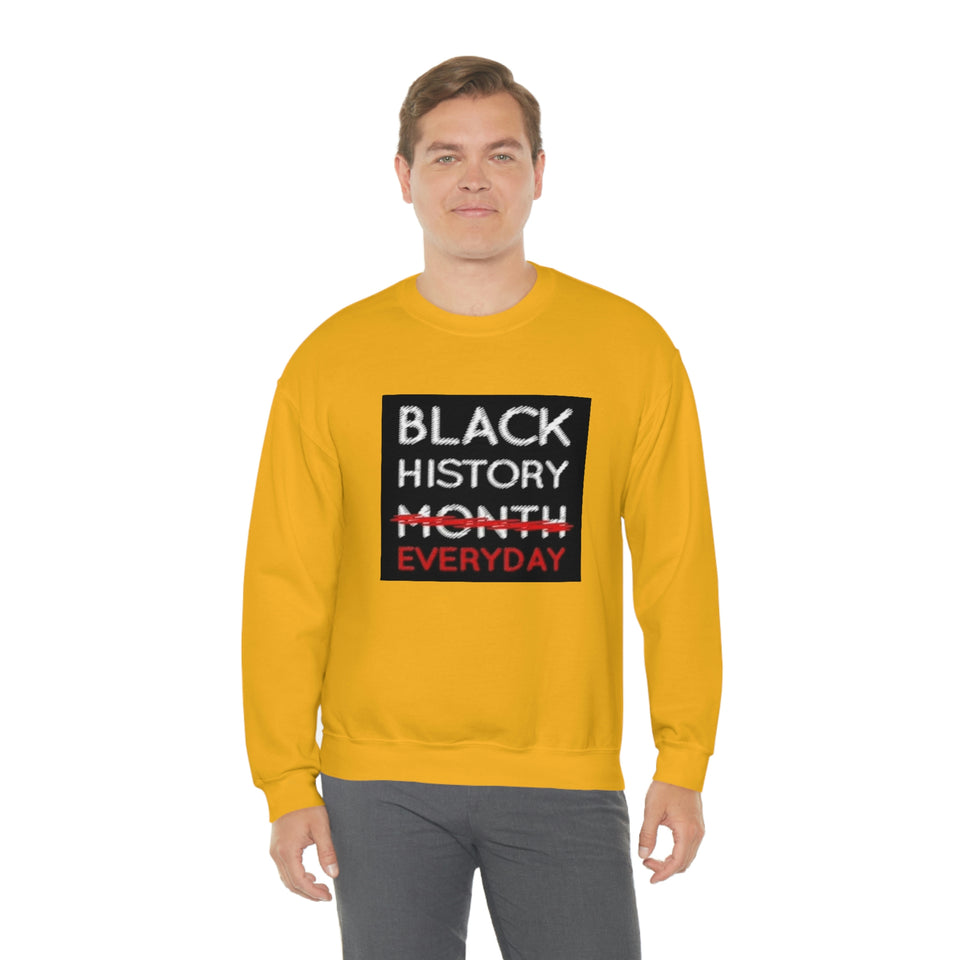 Black History Everyday Unisex Heavy Blend™ Crewneck Sweatshirt