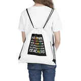 I Celebrate Outdoor Drawstring Bag