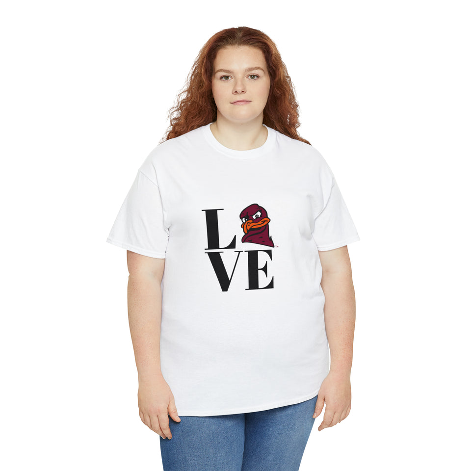 LOVE Virginia Tech Unisex Heavy Cotton Tee