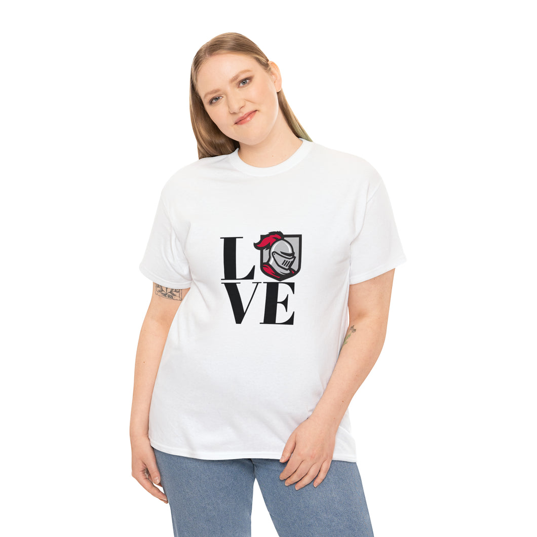 LOVE Belmont Abbey Unisex Heavy Cotton Tee