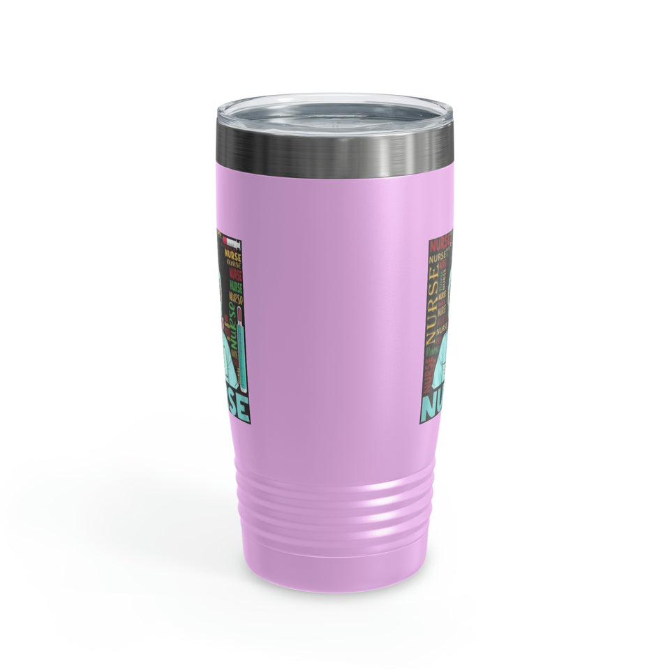 Black Nurse Ringneck Tumbler, 20oz