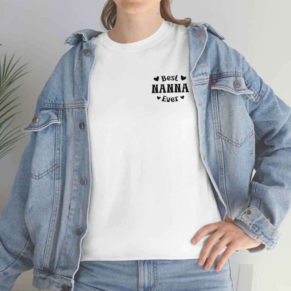 Best Nanna Ever Unisex Heavy Cotton Tee