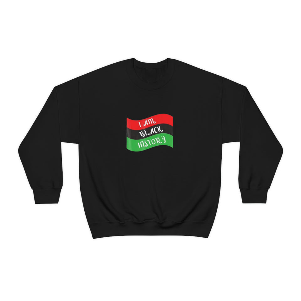 I Am Black History Unisex Heavy Blend™ Crewneck Sweatshirt
