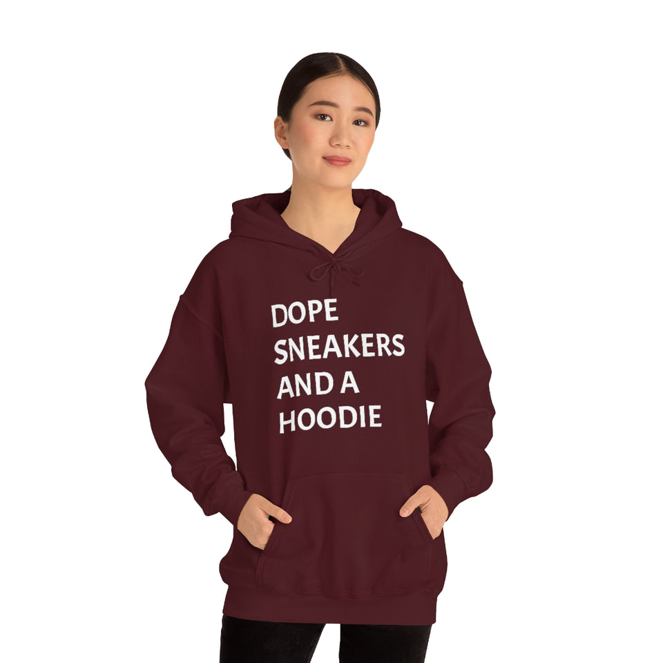 DOPE SNEAKERS AND A HOODIE Unisex Heavy Blend™ Hooded Sweatshirt