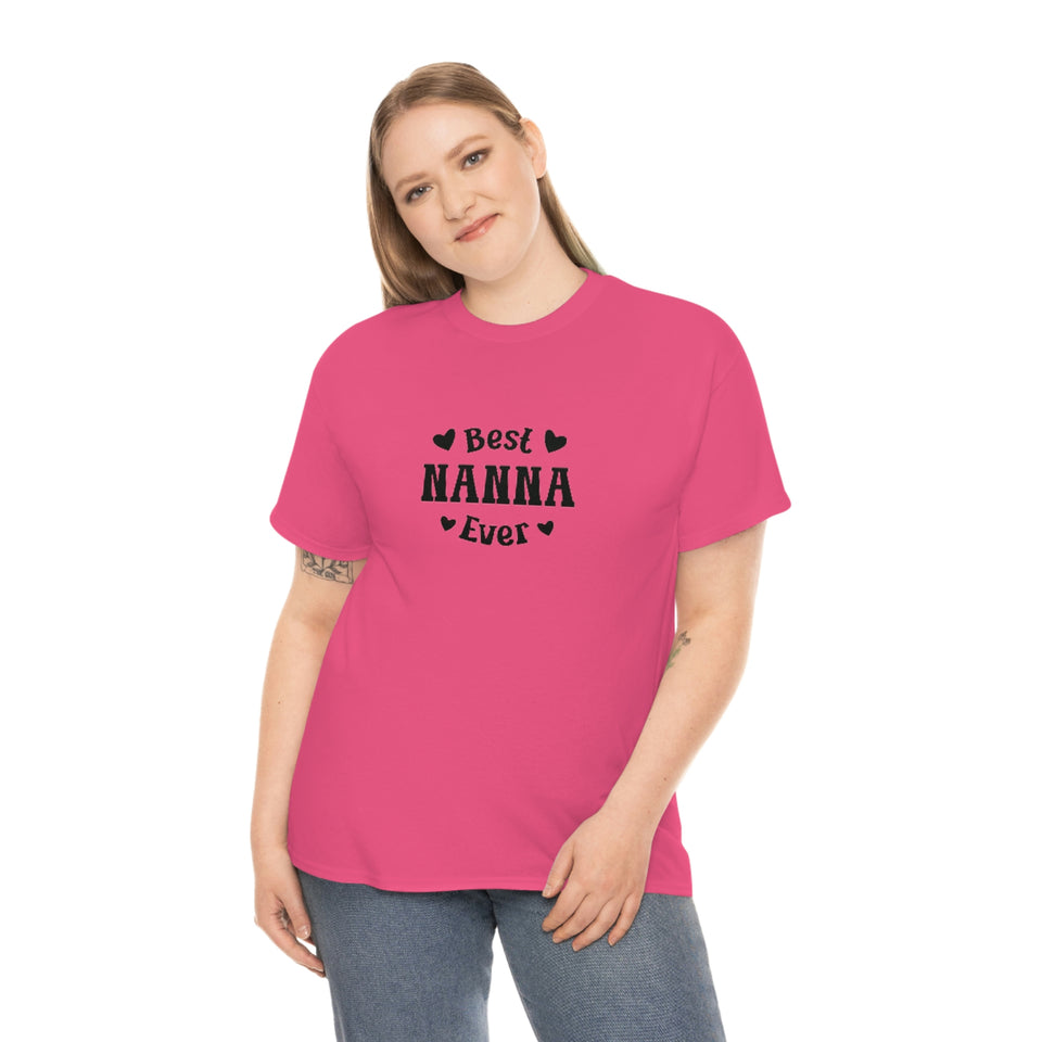 Best Nanna Ever Unisex Heavy Cotton Tee