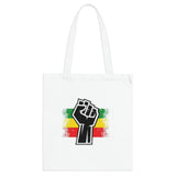 Black Fist Tote Bag