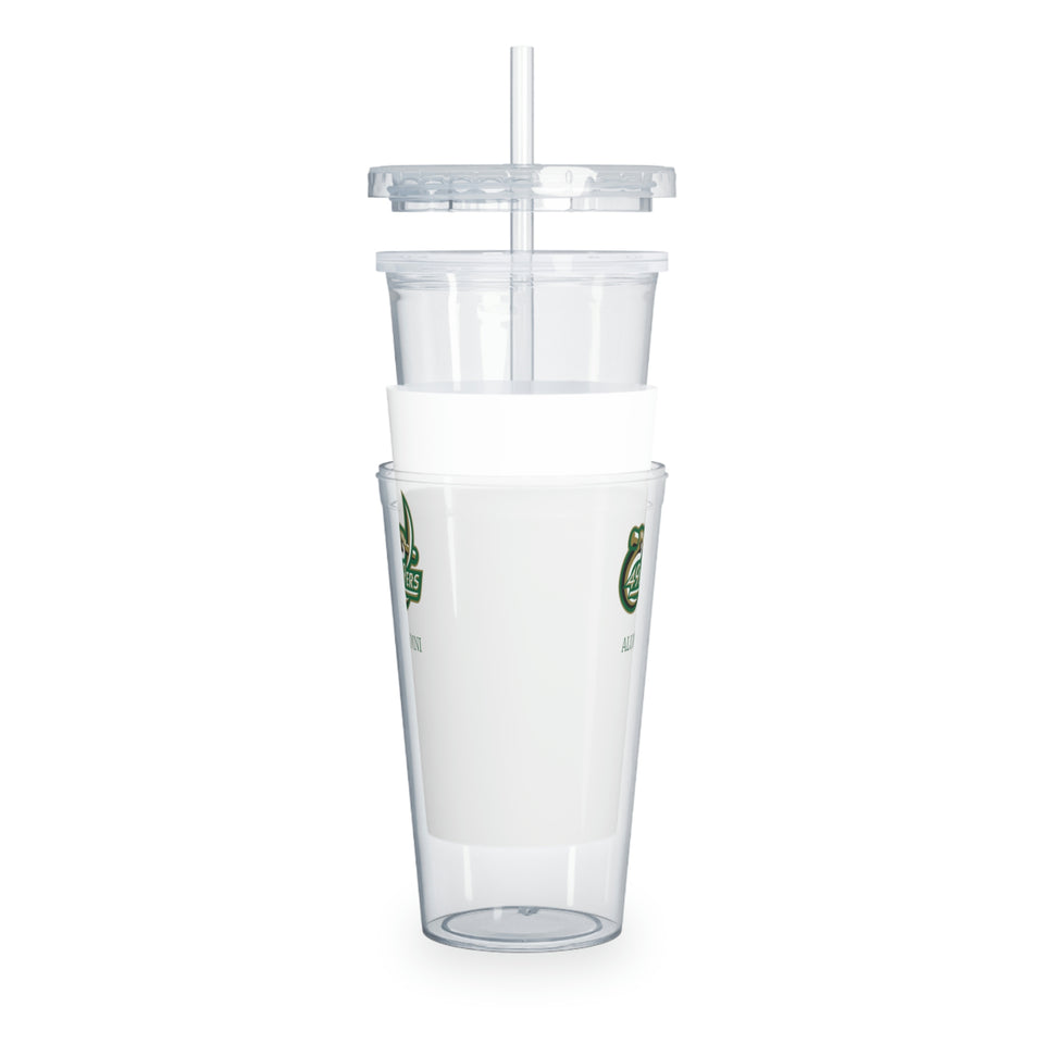 UNCC ALUMNI Plastic Tumbler with Straw