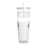 UNCC ALUMNI Plastic Tumbler with Straw