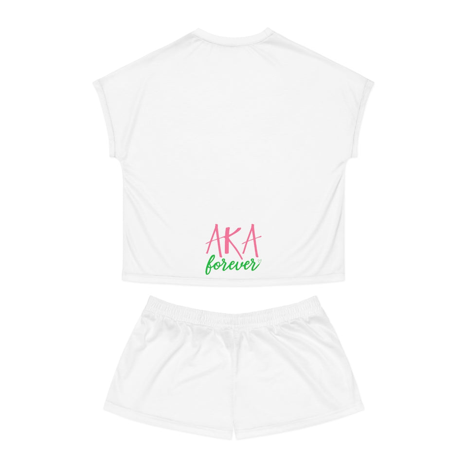 AKA Forever Women's Short Pajama Set