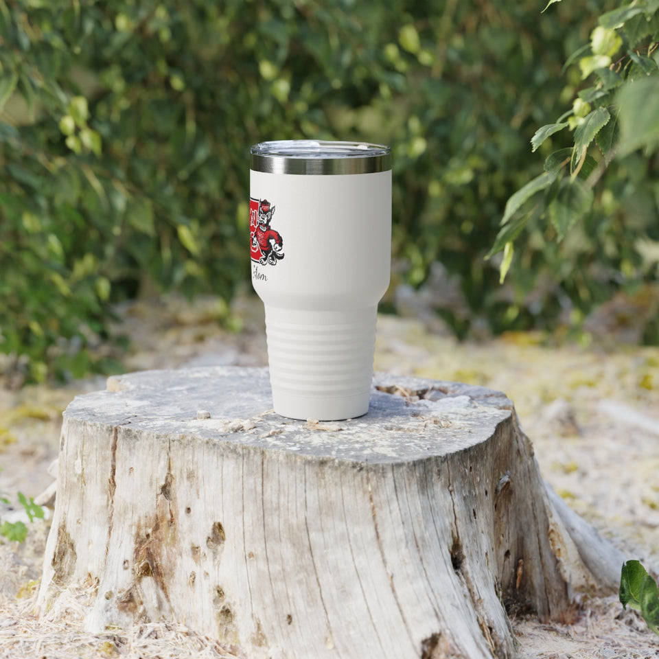 NC State Mom Ringneck Tumbler, 30oz