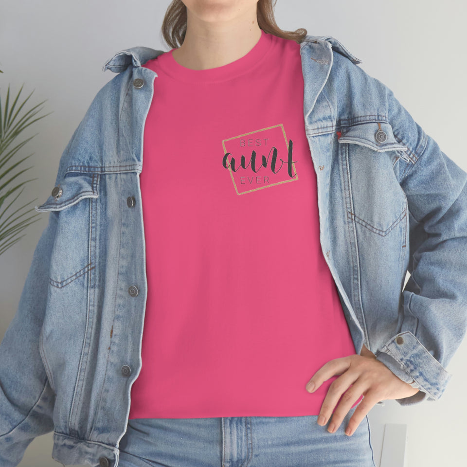 Best Aunt Ever Unisex Heavy Cotton Tee
